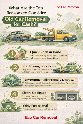 The Top Reasons to Consider Old Car Removal for Cash